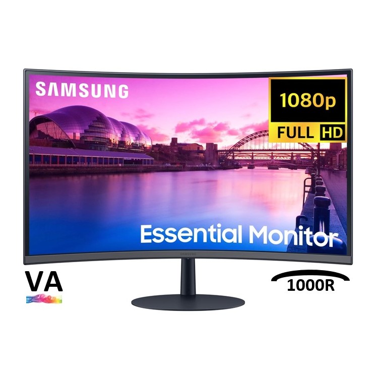 Ecran Pc incurvé SAMSUNG S32C390EAU 32" HDMI DP