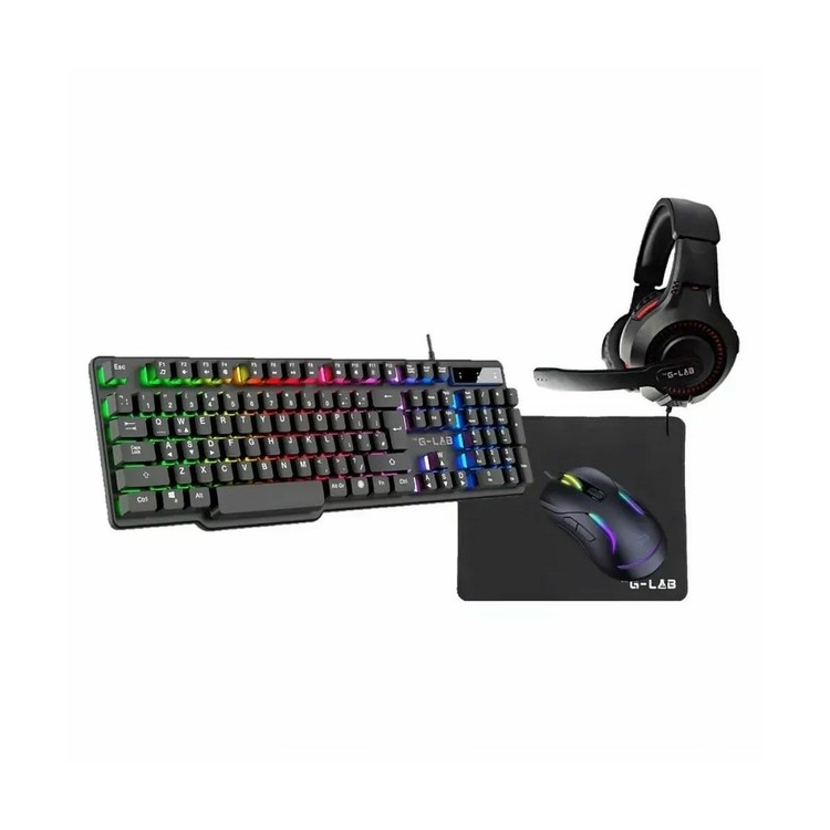 Pack clavier souris THE G-LAB Combo Sulfur